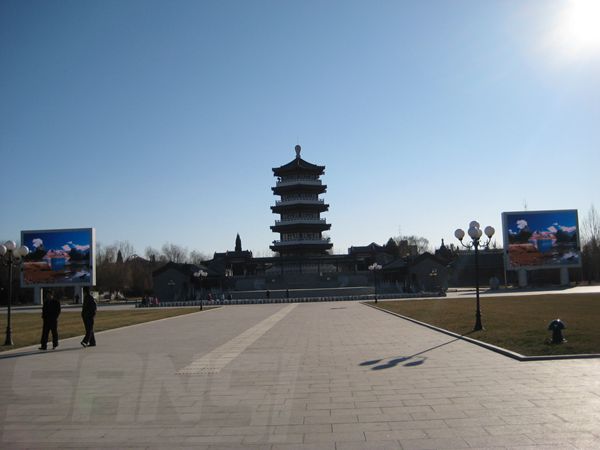 平谷奧運文化廣場、世紀廣場led室外全彩屏