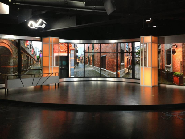 上海電視臺室內全彩顯示屏