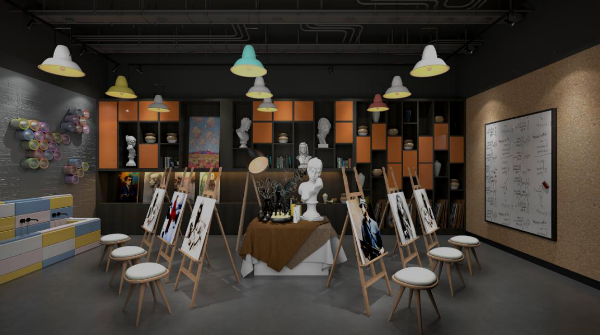 傳統(tǒng)美術(shù)教室照明環(huán)境