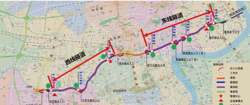 北橫通道圖示 北橫通道圖示