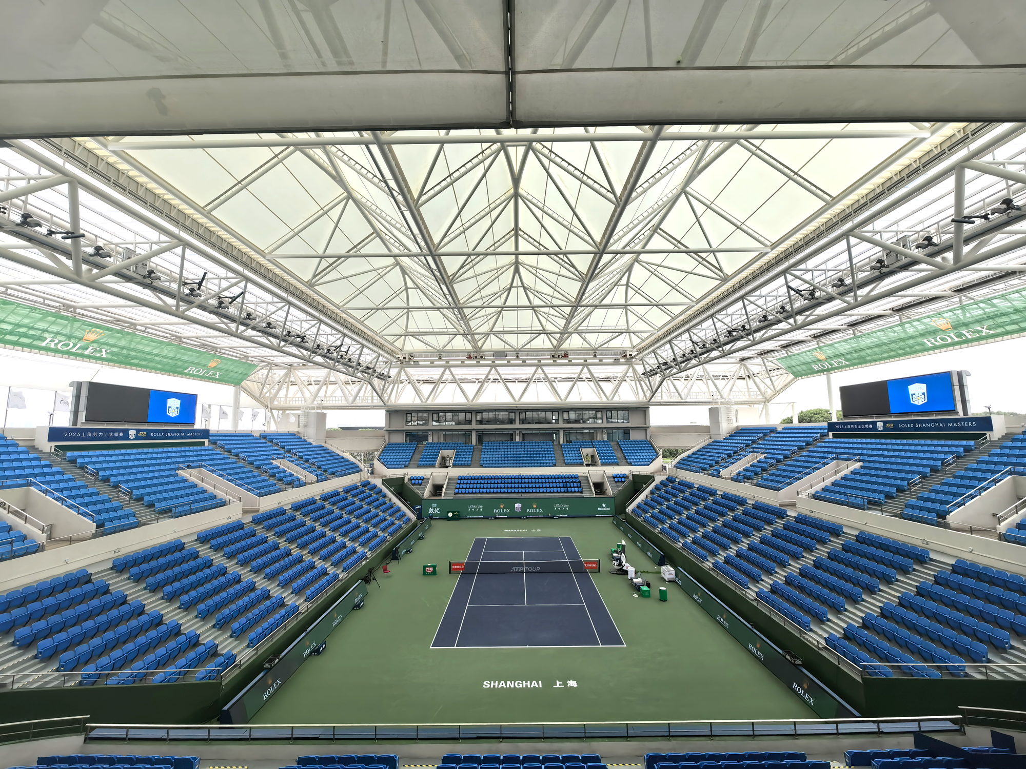 三思,LED天幕屏,驚艷,上海網球大師賽
