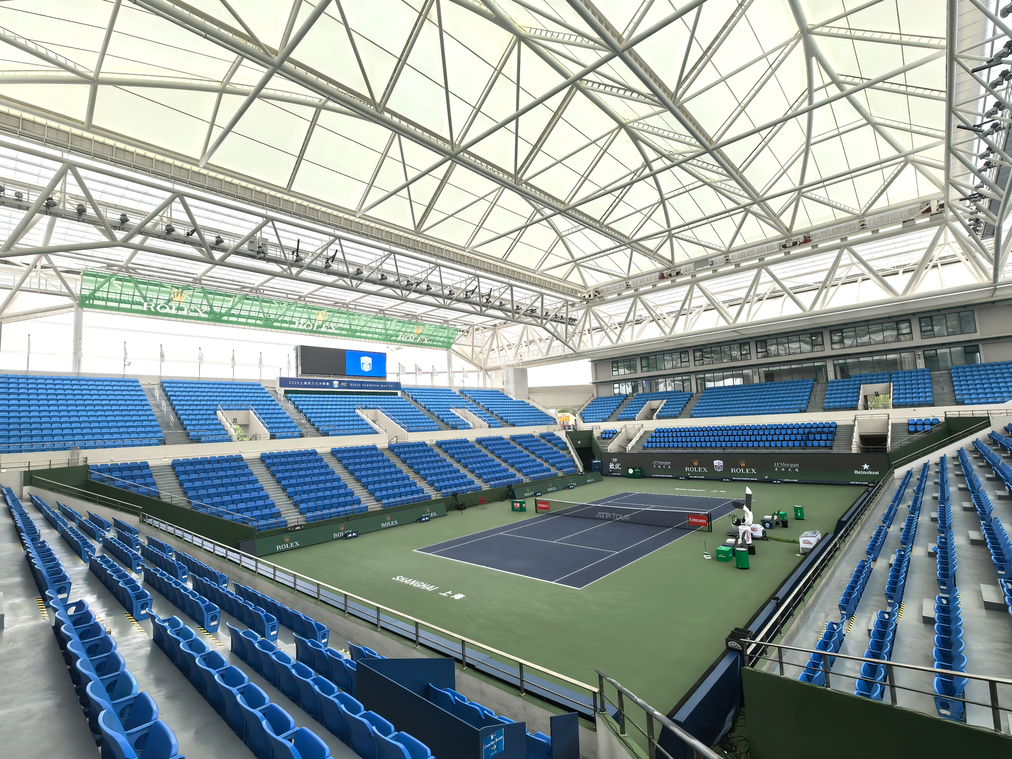 三思,LED天幕屏,驚艷,上海網球大師賽